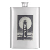 Flasque Lune phare du parc national Acadia (devant)