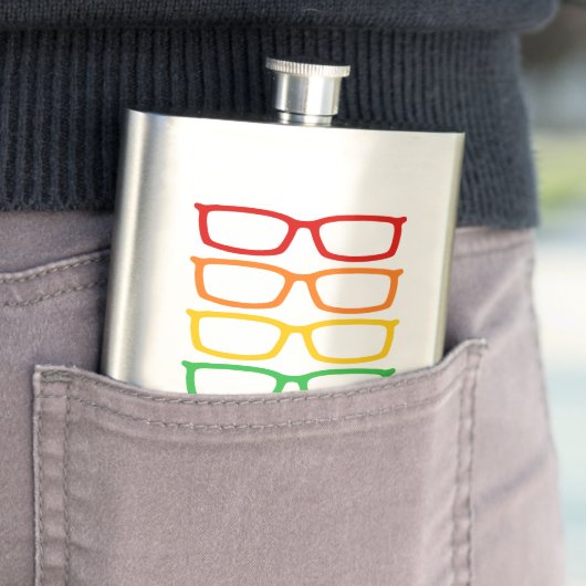 Flasque Lunettes de vue Rainbow (En situation)