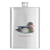 Flasque Lys d'eau de canard de bois (devant)