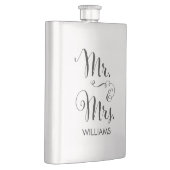 Flasque M. et Mme Fancy Script Flask (Droite)