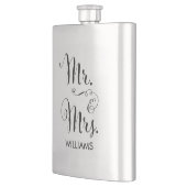 Flasque M. et Mme Fancy Script Flask (Gauche)