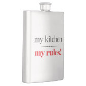 Flasque Ma cuisine, mes règles (Droite)