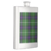 Flasque MacDonald tartan bleu vert plaid (Droite)
