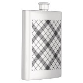 Flasque MacFarlane tartan noir blanc plaid (Droite)