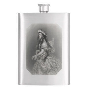 Flasque Madame victorienne vintage Flask
