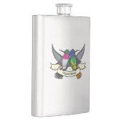 Flasque Magique Nectar mignonne Hummingbirds tenant du rub (Droite)