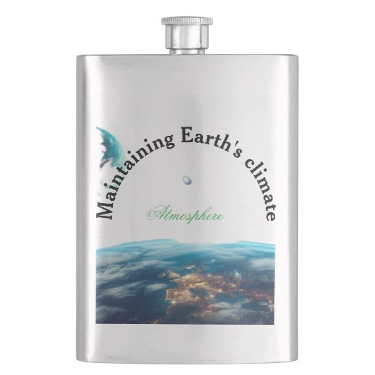 Flasque maintien du climat de la Terre (devant)