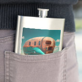 Flasque Maison de la baleine du désert (En situation)