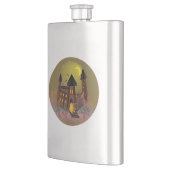 Flasque Maison de sorcière éffrayante Halloween et château (Gauche)