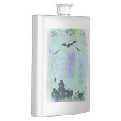 Flasque Maison Halloween | Araignées + chauves-souris ! (Droite)