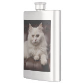 Flasque Majestic white cat (Gauche)