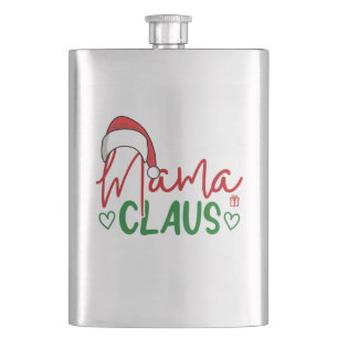 Flasque Mama Claus Christmas Design-60094