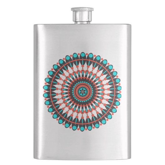Flasque Mandala amérindienne (devant)