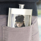 Flasque Manet - Berthe Morisot with a bouquet of violets (En situation)