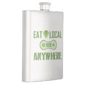 Flasque Manger Localement, Parcourir N'Importe Où (Droite)