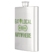 Flasque Manger Localement, Parcourir N'Importe Où (Gauche)