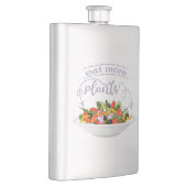 Flasque Mangez plus de plantes frais motivation salade let (Droite)