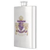 Flasque Manteau de bouclier d'or de lion d'emblème de (Gauche)