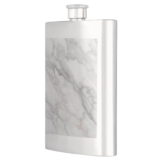 Flasque Marbre Blanc (Gauche)