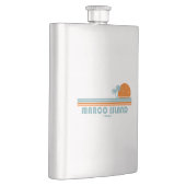 Flasque Marco Island Floride palmiers solaires (Droite)