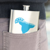 Flasque Margarita bleue (En situation)