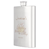 Flasque Mariage au Whisky Enterrement de Vie de Garçon (Gauche)