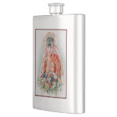 Flasque Mariée en rouge au Mariage chinois à Shanghai (Gauche)