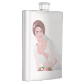 FLASQUE MARIÉE HEUREUSE (Droite)