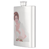 FLASQUE MARIÉE HEUREUSE (Gauche)