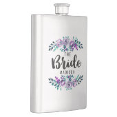 Flasque Mariée Mariage de couronnes florales à la menthe e (Droite)