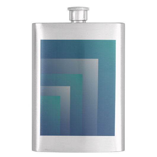 Flasque Marine gris turquoise (devant)