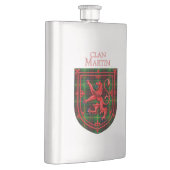 Flasque Martin Tartan Scottish Plaid Lion Rampant (Droite)