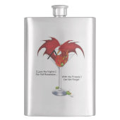 Flasque Martini Imaginaire Red Dragon (devant)