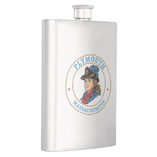 Flasque Massachusetts de Plymouth Colonial (Droite)