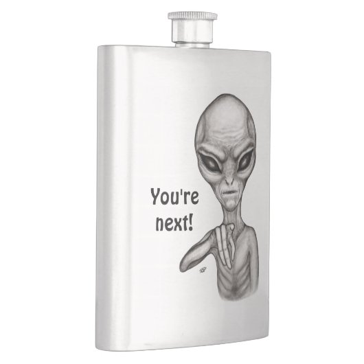 Flasque Mauvais Alien, Tu es le prochain ! (Droite)