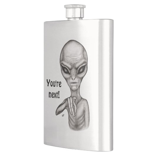 Flasque Mauvais Alien, Tu es le prochain ! (Gauche)