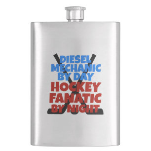Flasque Mécanique Diesel Lover de hockey