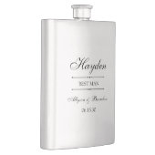 Flasque Meilleur homme personnalisé (Droite)