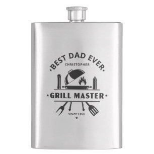 Flasque Meilleur Papa de Tous les Temps Maître du Grill Pe