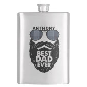 Flasque Meilleur papa jamais (devant)