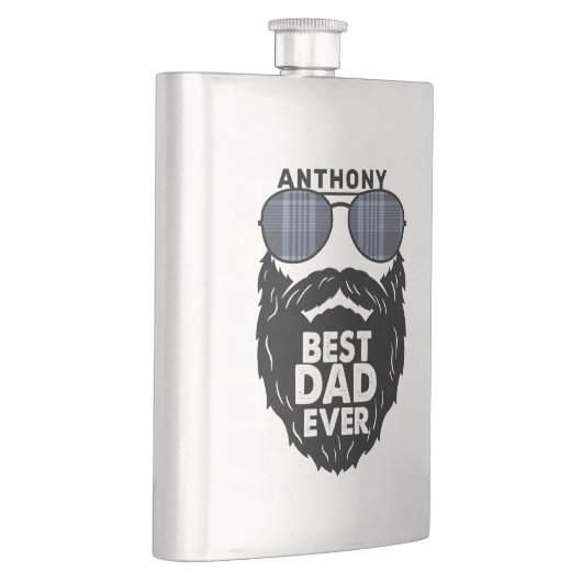 Flasque Meilleur papa jamais (Droite)