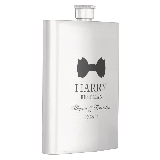 Flasque Meilleure Cravate Black Bow Homme (Droite)