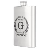 Flasque Meilleures initiales de l'homme (Gauche)