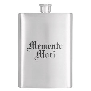 Flasque Memento Mori - Phrase latine