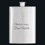 Flasque merci de venir ajouter un message texte<br><div class="desc">Conception</div>