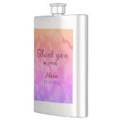 Flasque Merci pour la fête d'anniversaire à venir ajouter (Gauche)