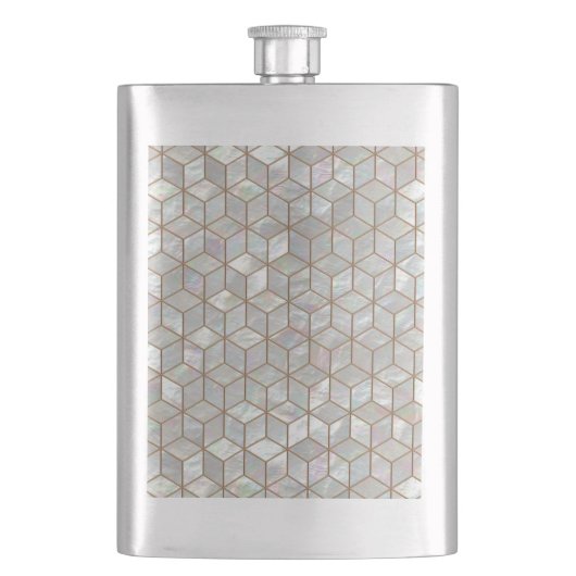 Flasque Mère De Carreaux De Perle (devant)