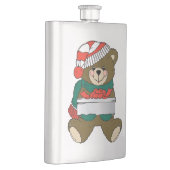 FLASQUE "MERY NOËL" TEDDDY BEAR (Droite)