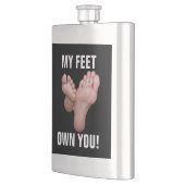 FLASQUE MES PIEDS TE PROPRES ! (Gauche)