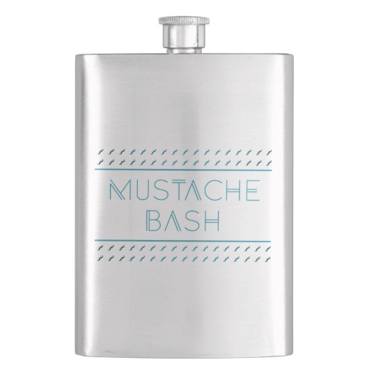 Flasque Métro Mustache Bash (devant)
